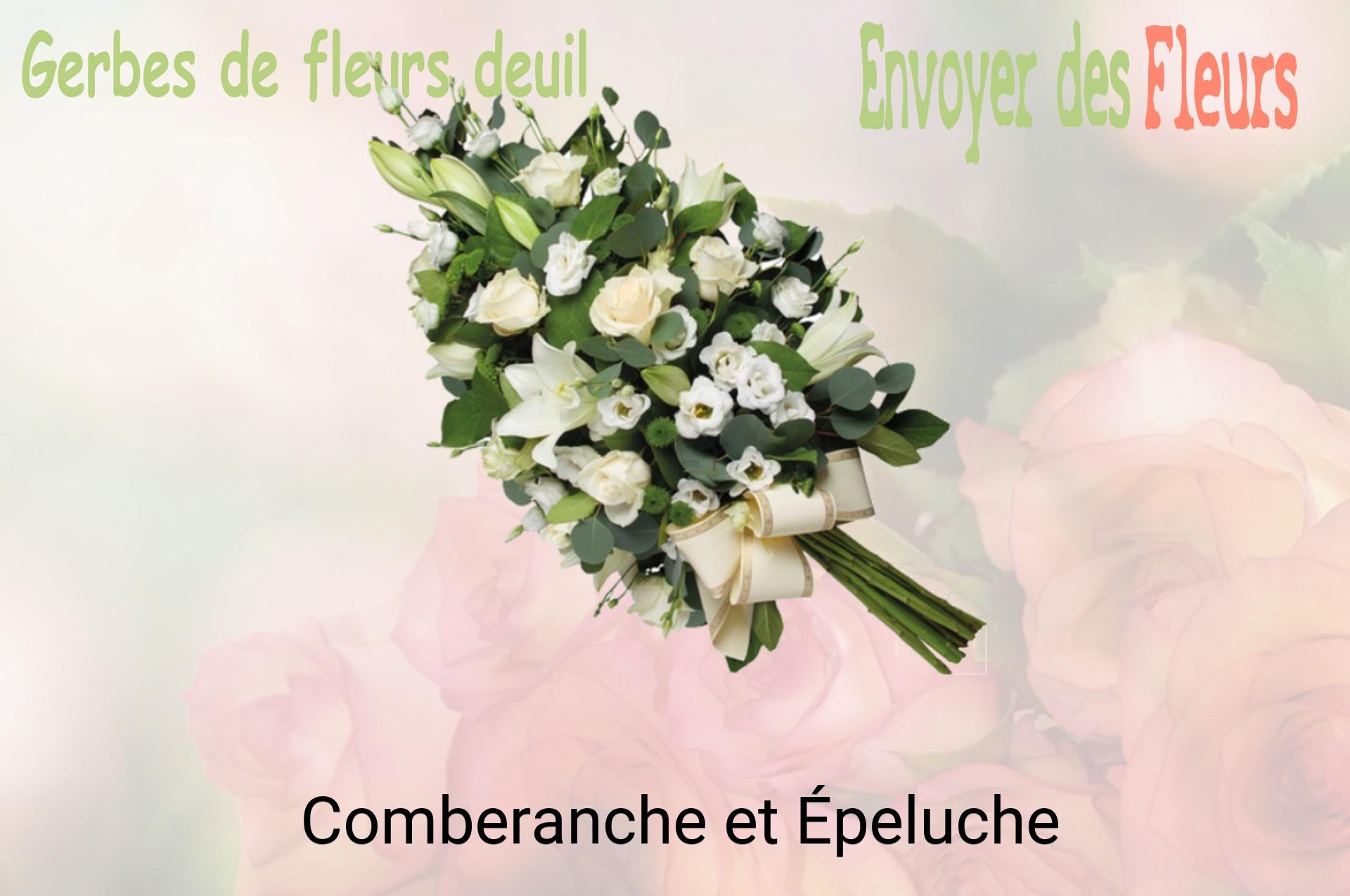 Gerbe de fleurs de deuil livrée à Comberanche-et-Épeluche